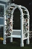 Nantucket Arbor with Garden Seat