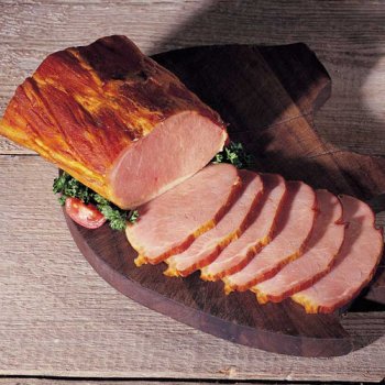 Unsliced Canadian Style Bacon by Burgers