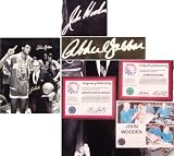 John Wooden & Kareem Abdul-Jabbar Dual Signed UCLA B&W 16x20 Photo UCLA Bruins NCAA