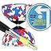 Mr B Harlequin Diabolo, Metal Diablo Sticks & Diabolo Directions Instructional DVD! (Red, White & Blue)