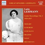 ロッテ・レーマン:リート録音集 - 1 (1935-1937)