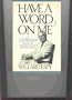 Have A Word On Me (A Celebration Of Language)