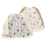 【アウトレット】 dolcina 花柄トレーナー(80～130cm) キムラタンの子供服 パープル 90 ( 33375x33575-144 )