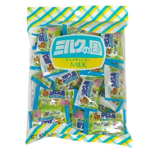 Kasugai Japanese Candy, Milk No Kuni (Japanese Milk Candy), 5.6-Ounce Bags (Pack of 10) by Hard Candy