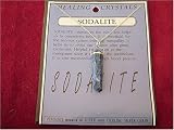 Click for more about Sodalite Healing Crystal Pendant on Silver Chain - from Spiritual Gifts - Usually dispatched within 2 working days. - .