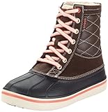 crocs AllCast Leather Duck 12802-26L-520, Damen Fashion Halbstiefel & Stiefeletten, Braun (Espresso/Stucco 26L,42/43 (US W11) (UK W9)