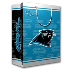 Click here to buy Carolina Panthers Team Logo Gift Bag (Medium) by  Pro Specialties.