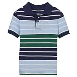 Toddler Boys' Cherokee Short-Sleeve Engine Stripe Polo - Admiral Blue