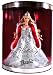 Mattel Year 2001 Barbie Exclusive Hallmark Special Edition 12 Inch Doll - Holiday Celebration 2001 Barbie Doll with Elegant Holiday Dress, Fur Stole, Tiara, Earrings, Necklace, Shoes and Doll Stand (Caucasian Version - 50304)