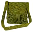 Nylon shoulder bag, 'Bananas'