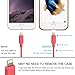 Cambond iPhone Cord, 3 Pack 8 Pin Apple Certified Lightning to USB Cable Durable Stepped Updated Cord Fast Charger / Rapid Charging Cable 6ft (Blue + Peach + Green)