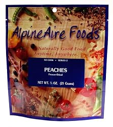 AlpineAire Foods Peaches, Diced, Freeze-Dried
