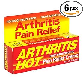 Click here to buy Arthritis Hot Topical Analgesic Cream 3 ounce (Pack of 6) by Arthritis Hot.