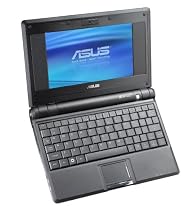 Asus EeePC 4G 17,8 cm (7 Zoll) WVGA Netbook (Intel 910GML, 512MB RAM, 4GB Flash, Linux) schwarz
