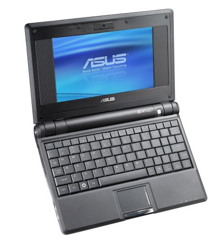 Childrens Toyshop  PC Hardware : Asus EeePC 4G 7 Zoll WVGA Netbook (Intel 910GML, 512MB RAM, 4GB Flash, Linux) schwarz