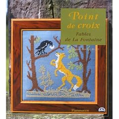 Fables de La Fontaine au point de croix