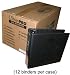 Football 3-Inch Ultra Pro Binders BLACK Top Dog Trading Card Albums - CASE of 12