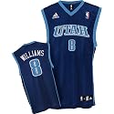Deron Williams Jersey: adidas Blue Replica #8 Utah Jazz Jersey