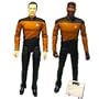 Star Trek: The Next Generation 'Season 7' La Forge & Data Action Figures Case of 8