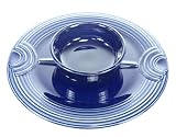 Fiestaware Cobalt 833 Chip-N-Dip Set