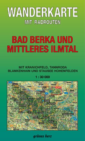 Wanderkarte Bad Berka und mittleres Ilmtal