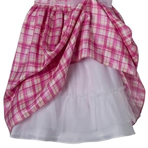 Girls' Cherokee® Plaid Dress - Pink Glow