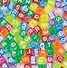 Bright Alphabet Cube Beads - Craft Supplies - 260 Pieces