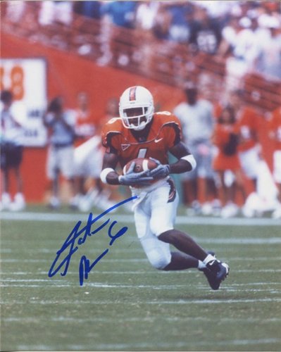 Santana Moss Autographed/Signed 8x10 Photo