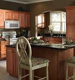 All Wood Cabinetry W3615-WCN 36-Inch Wide by 15-Inch High, Factory Assembled - Ready to Install All Wood Kitchen Cabinet, Westport Cinnamon Maple