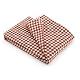 V&A Ikat Gingham Curtain (Brick Red)||RLCTB