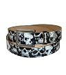 No Fear Men's SKULL ROW BELT- Black