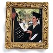 Gold Magnet Frame for Personal Photographs (2-3/4" x 2-1/2") - comes with pop-out easel