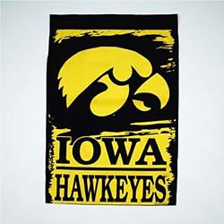 Iowa Hawkeyes NCAA Vertical Flag (27x37) by Wincraft