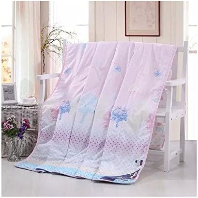 Naturety Thin Comforter for Summer,Bed quilt (Queen/full, Pink)