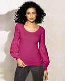 Billow-sleeve sweater