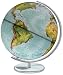 The Metropolis - 12 diameter, Illuminated, Blue Ocean, Metal Table Top Base