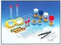 17-Piece Slide-Making Kit Includes (10) Blanks, (12) Cover Glasses, Labels, and Static Slide Covers