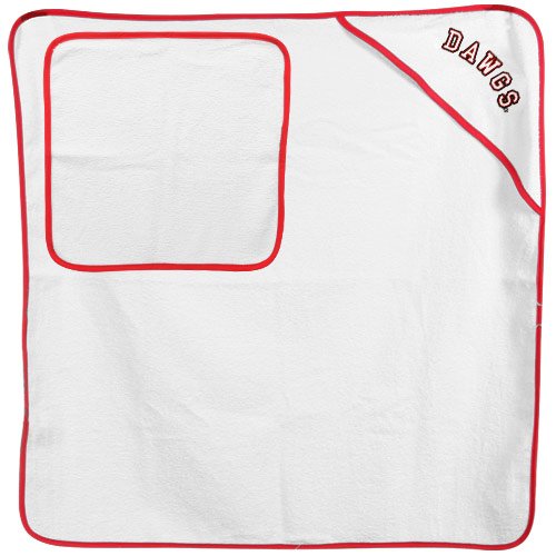 Georgia Bulldogs Infant White Logo Hooded Towel & Washcloth Set