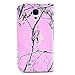 Galaxy S4 Case, Tree Camo Flip Wallet Credit ID Card Slot Holder Phone Case With Stand --Retail Package W Screen Protector --Pink
