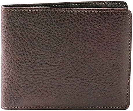 Boconi Tyler Tumbled Rock Solid RFID Billfold Coffee