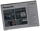 Panasonic KX-TG4032B DECT 6.0 PLUS Expandable Digital Cordless Phone with Answering System, Black, 2 Handsets