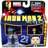 Marvel Minimates Series 35 Mini Figure 2Pack Hammer Drone and Happy Hogan Variant
