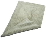 Pinzon Luxury Reversible 21-By-34-Inch Bath Rug, Sage