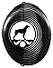 BRITTANY SPANIEL Circle Swirly Metal Wind Spinner