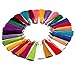 Forise 30pcs Tassels Mix 15 Style Fashion Soft Silky Elegant Tassels Fit for Jewelry Making DIY Crafts Accessories