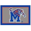 University of Memphis Rug - Blue/ Gray (Rectangle)