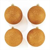 GOLD GLITTER ORNAMENTS