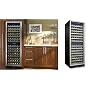 Danby Built-in or freestanding wine cooler, DWC166BLSRH (Black) (23.44"H x 28.44"W x 69.31"D)
