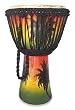 Djembe drum, 'Tropical Sunset Vibrations' Djembe drum, 'Tropical Sunset Vibrations'