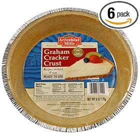 Arrowhead Mills Graham Pie Crust,  6-Ounce Unit (Pack of 6)